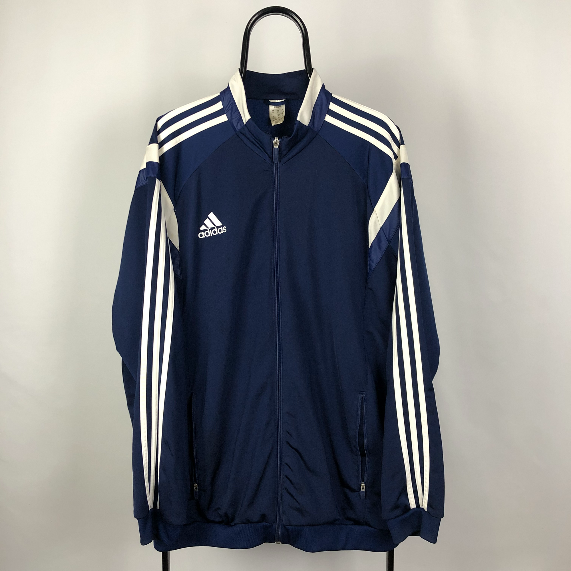 Vintage Adidas Track Jacket in Navy - Men's XL/Women's XXL