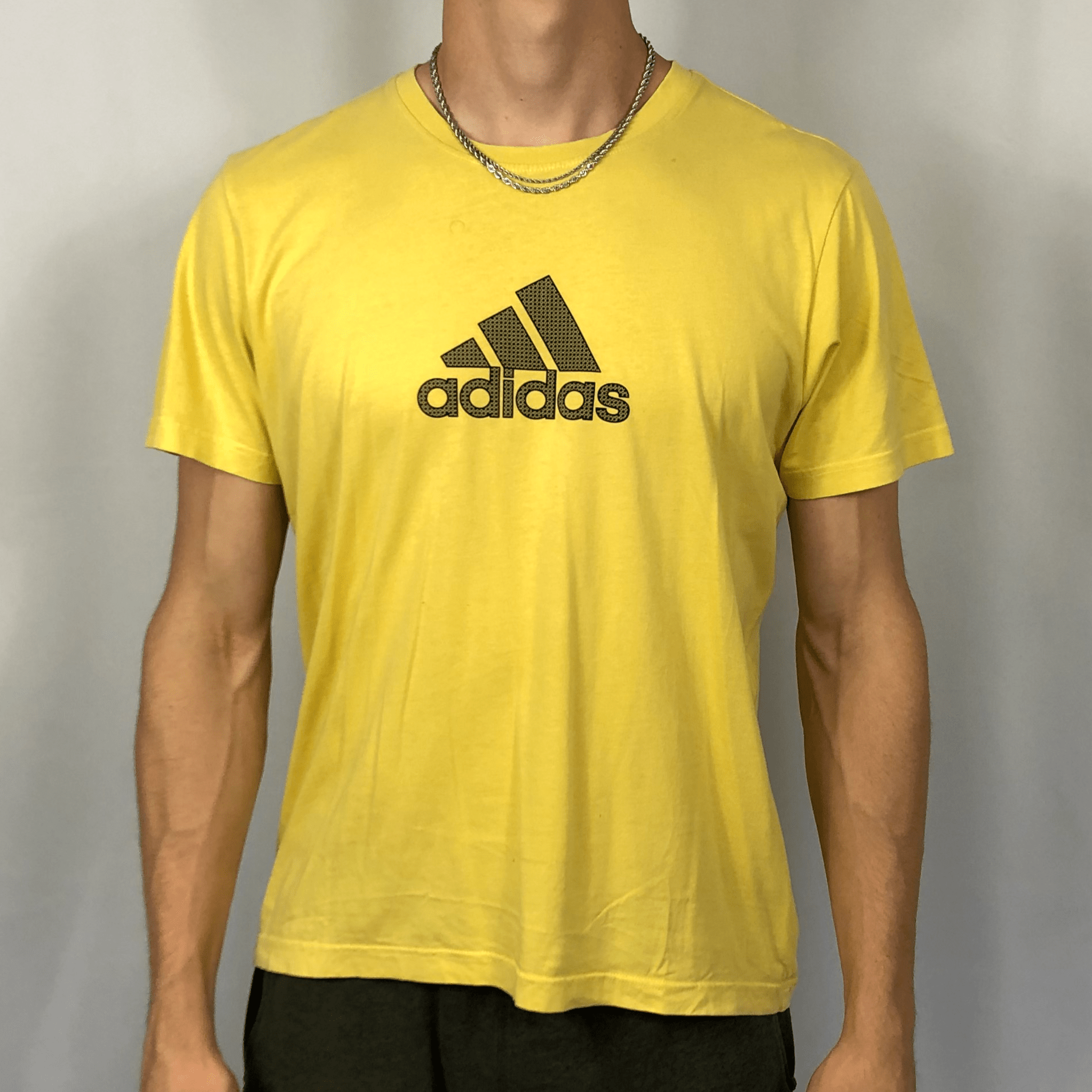 Vintage Adidas Printed Logo T-Shirt - Medium/Large - Vintique Clothing