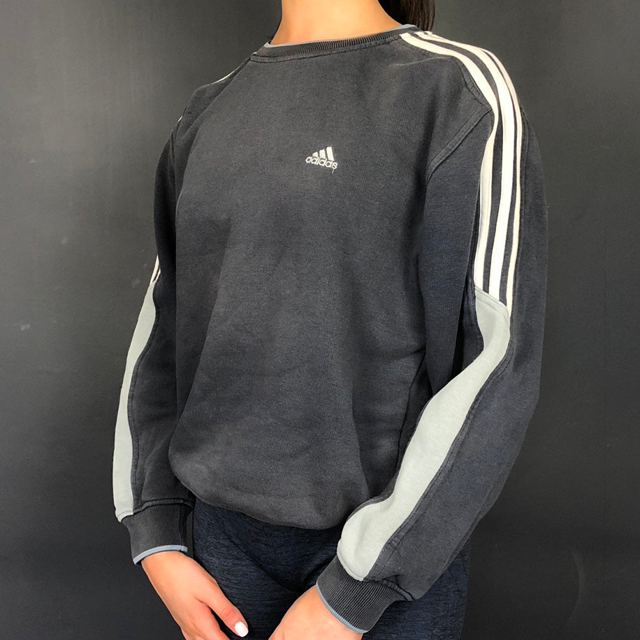 Vintage Adidas Sweatshirt with Embroidered Spellout & Logo