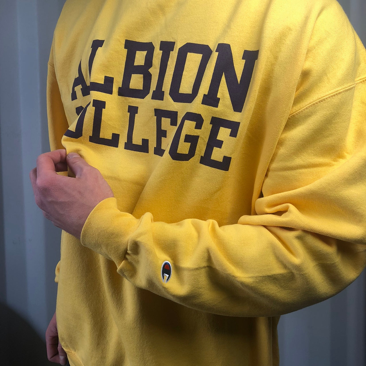 Men’s Albion College Vintage Champion Sweatshirt