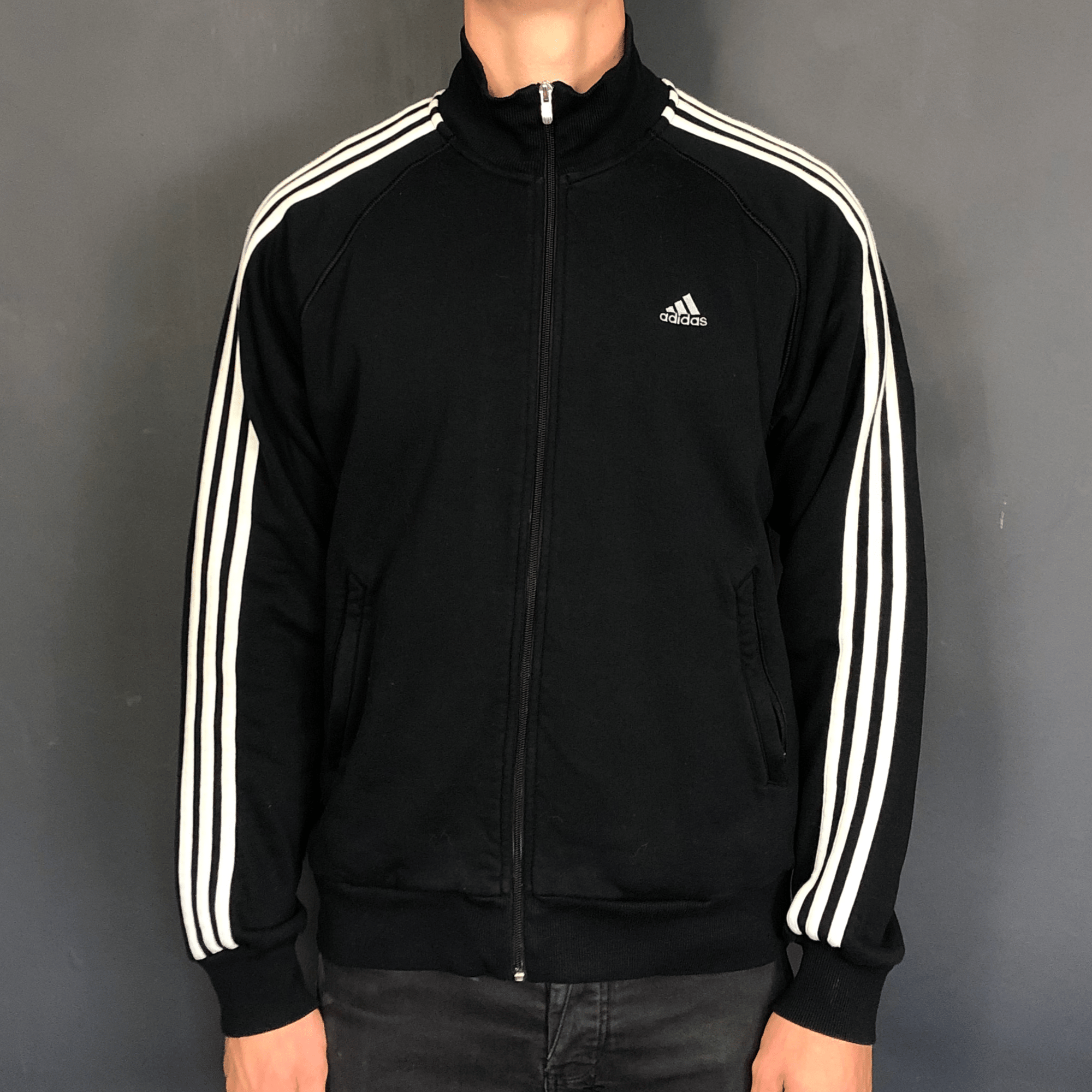 VINTAGE ADIDAS ORIGINALS TRACK JACKET - Large/Oversized Medium - Vintique Clothing