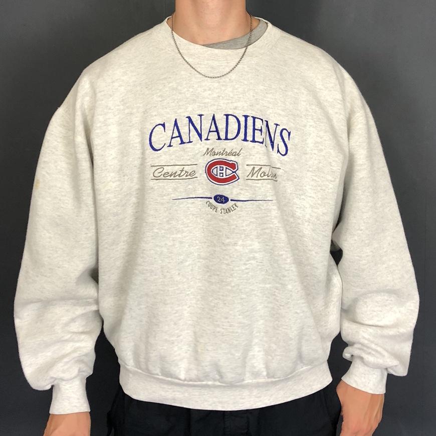 Vintage NHL Montreal Canadiens Sweatshirt - Medium - Vintique Clothing