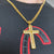Iced Out Gold Crucifix Pendant - Cuban Chain - Vintique Clothing