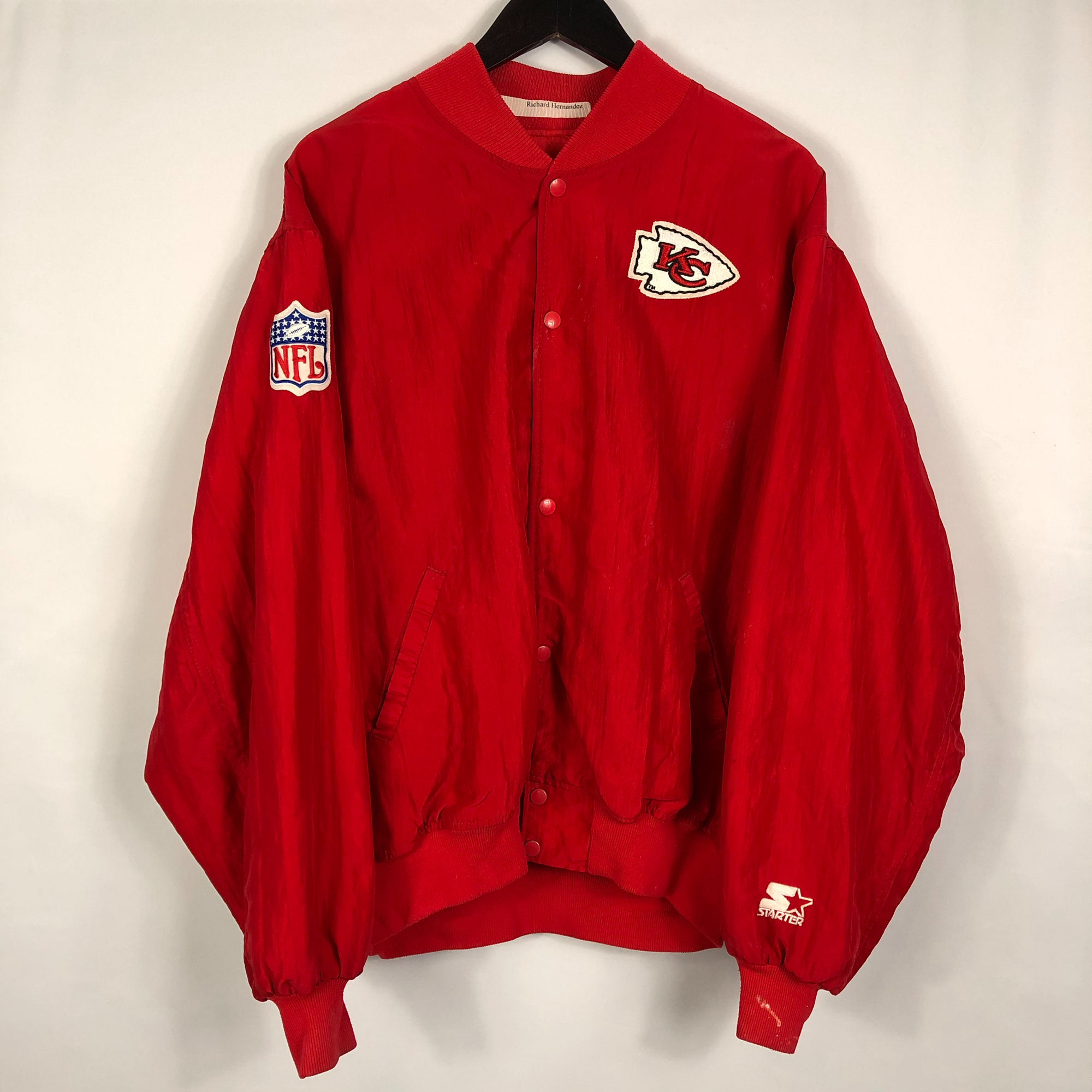 Vintage KC Starter NFL Quilt Lined Jacket - Men's XL/Women's XXL