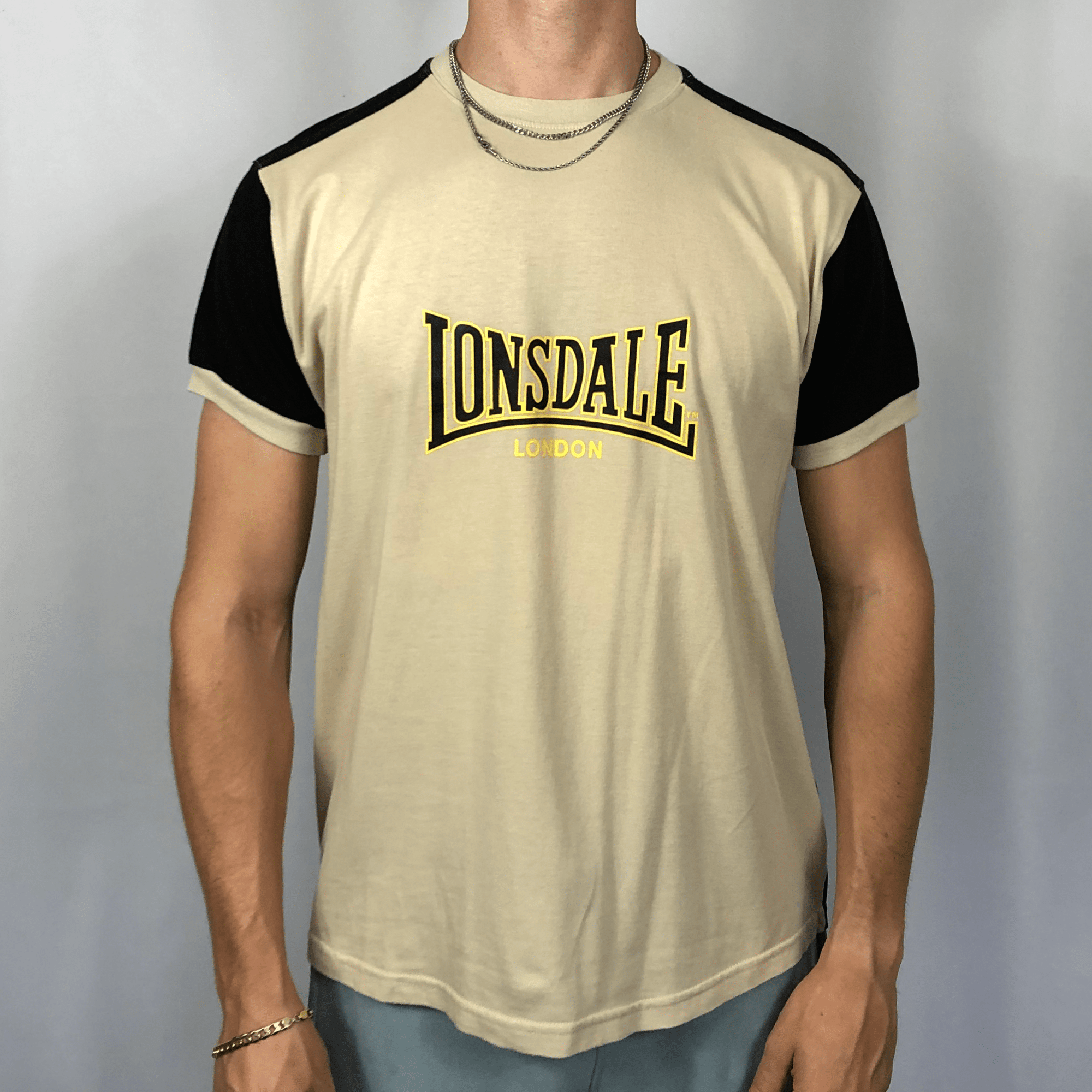 Vintage Lonsdale Spellout T-Shirt - Medium - Vintique Clothing