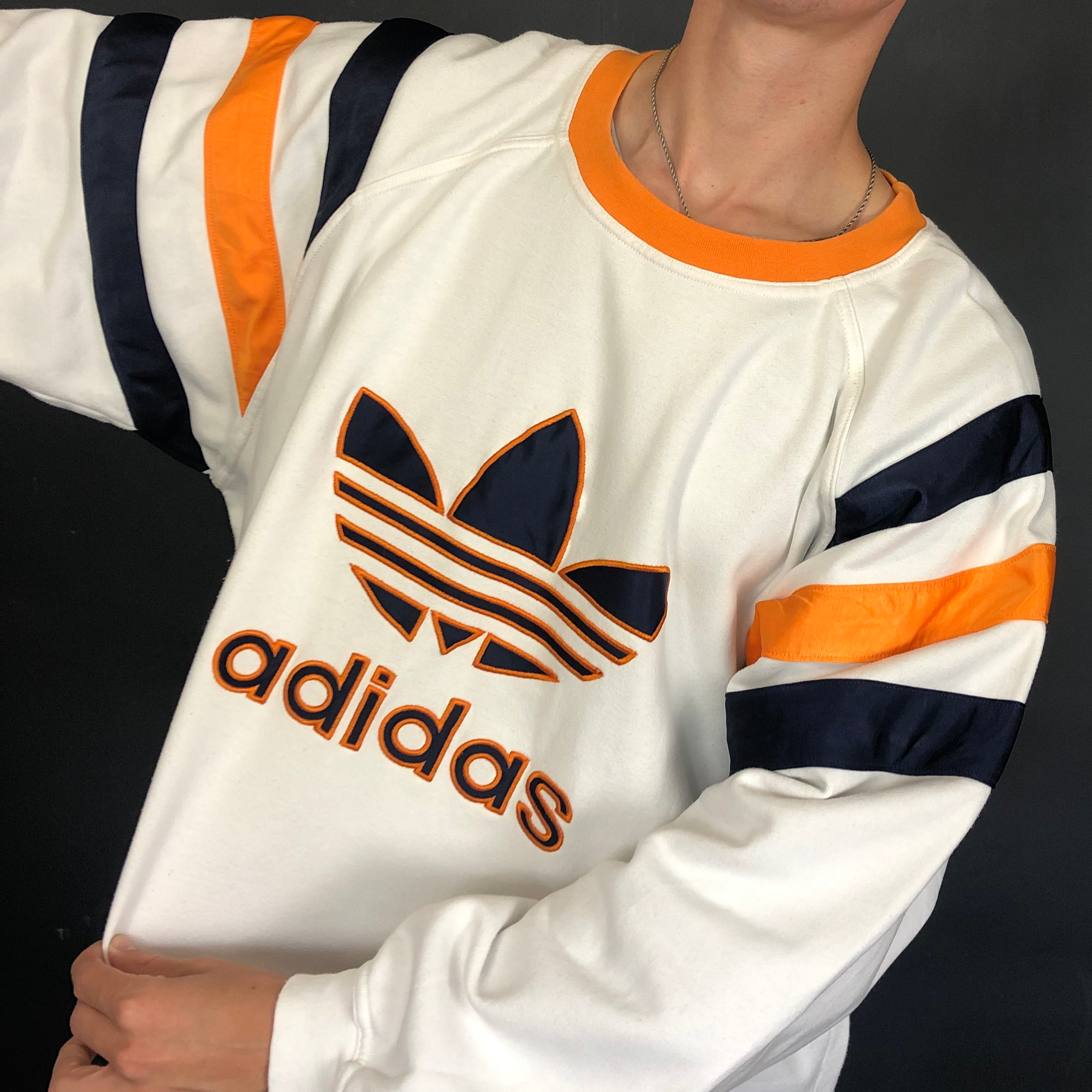 Super rare Vintage Adidas Spellout Sweatshirt - Vintique Clothing