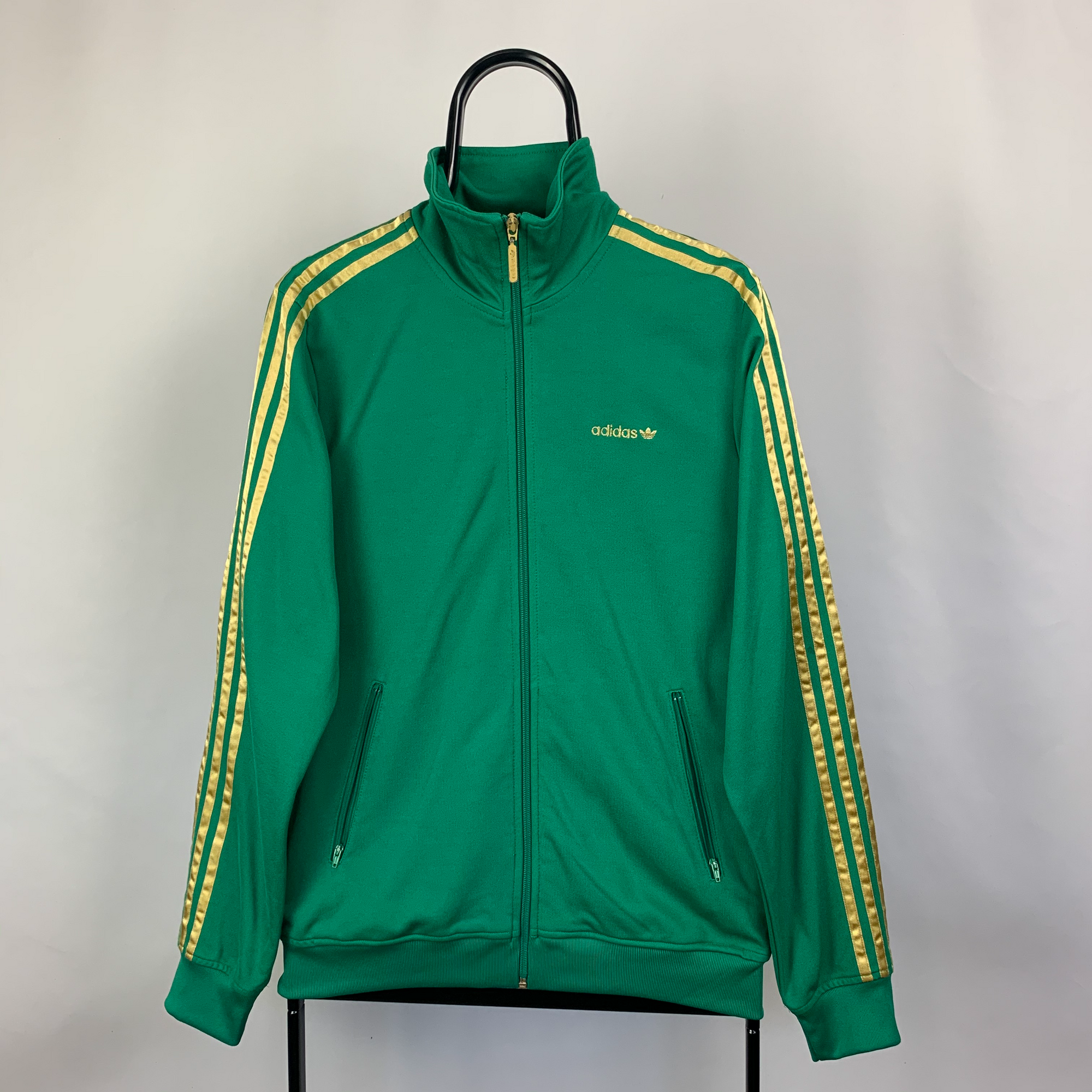 Vintage Adidas Track Jacket in Green - Men's Small/Women's Medium