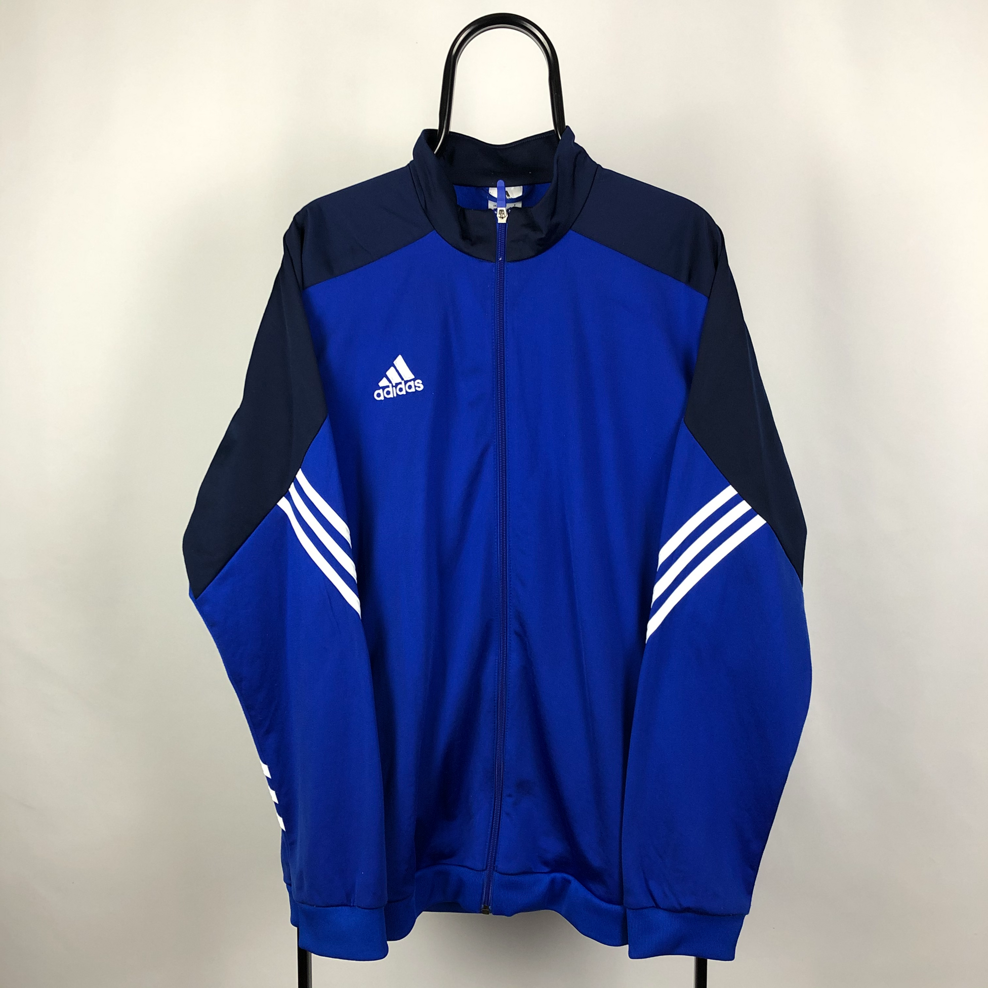 Vintage Adidas Track Jacket in Royal Blue - Men's XL/Women's XXL