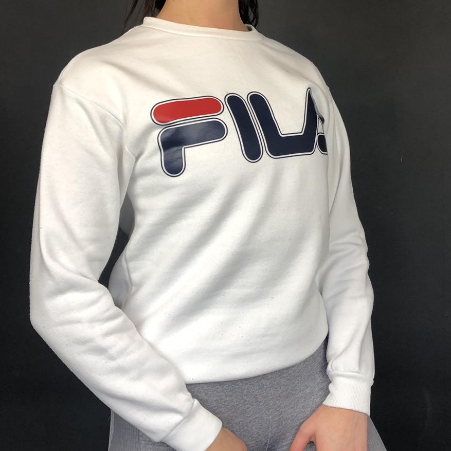 Fila Spell Out Sweatshirt - XS - Vintique Clothing