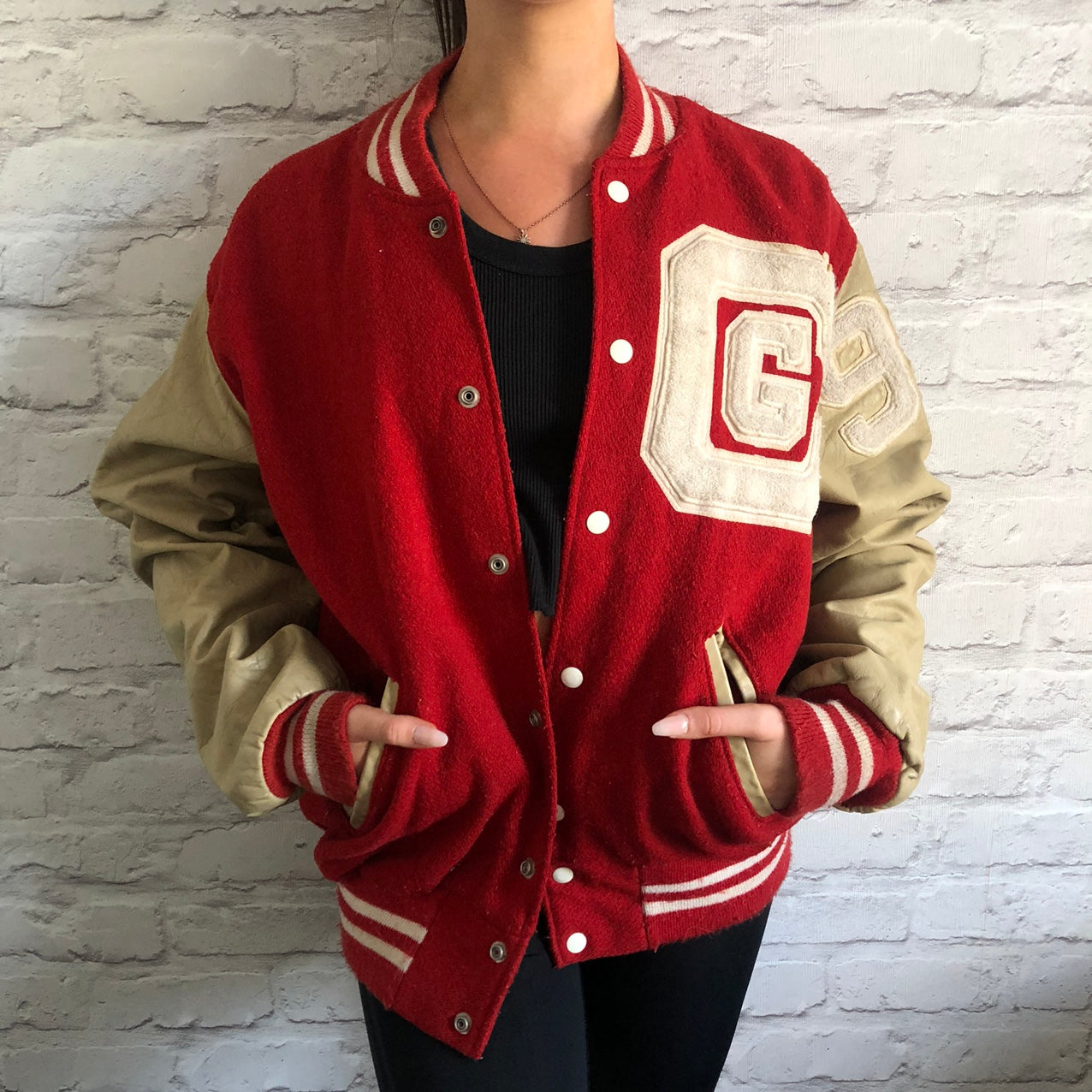 Unisex Vintage Varsity Jacket