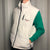 Vintage Polo Sport Gilet in Arctic White