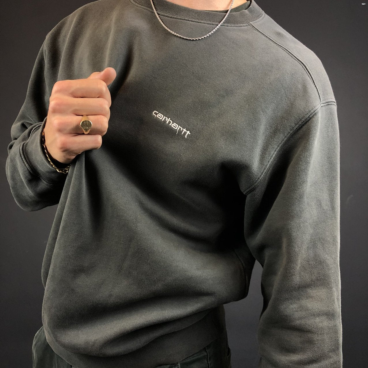 Vintage Carhartt Sweatshirt - Medium/Large - Vintique Clothing