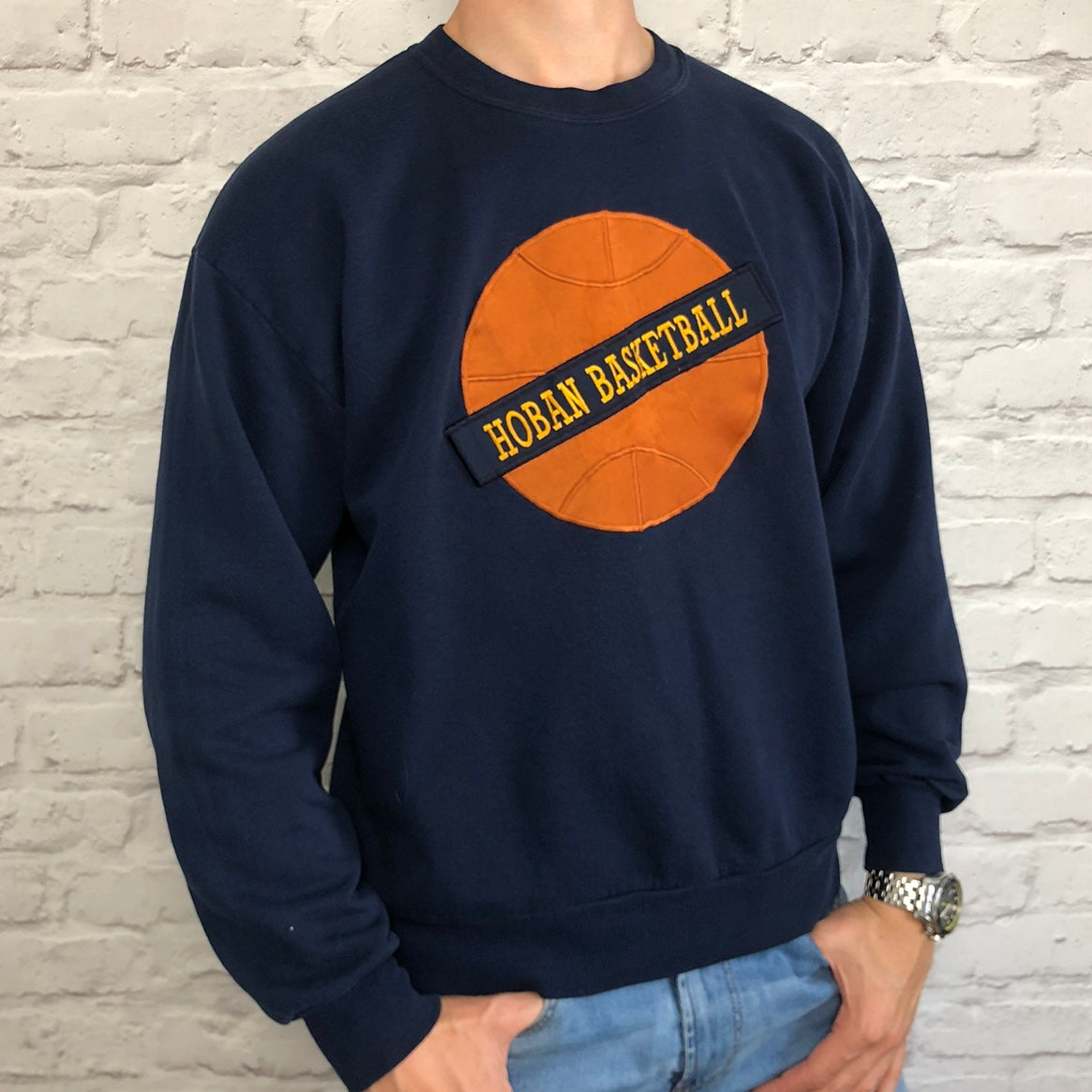 Unbranded Men's Vintage Basketball Sweatshirt - Large