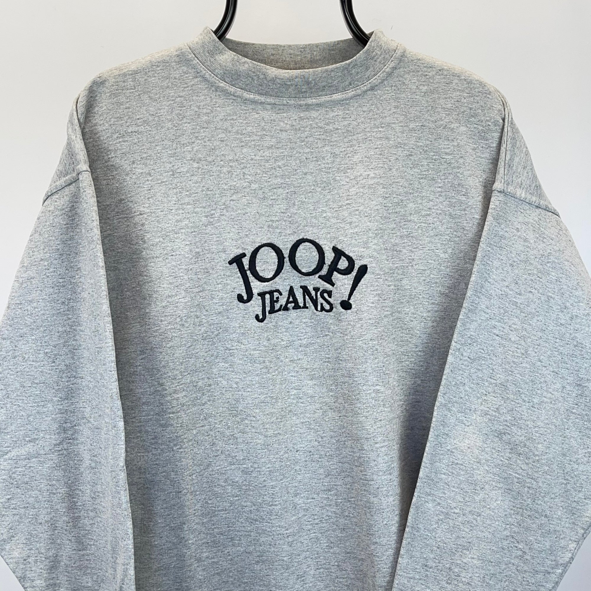 Vintage 90s Joop Jeans Spellout Sweatshirt in Grey - Men’s Large/Women’s XL