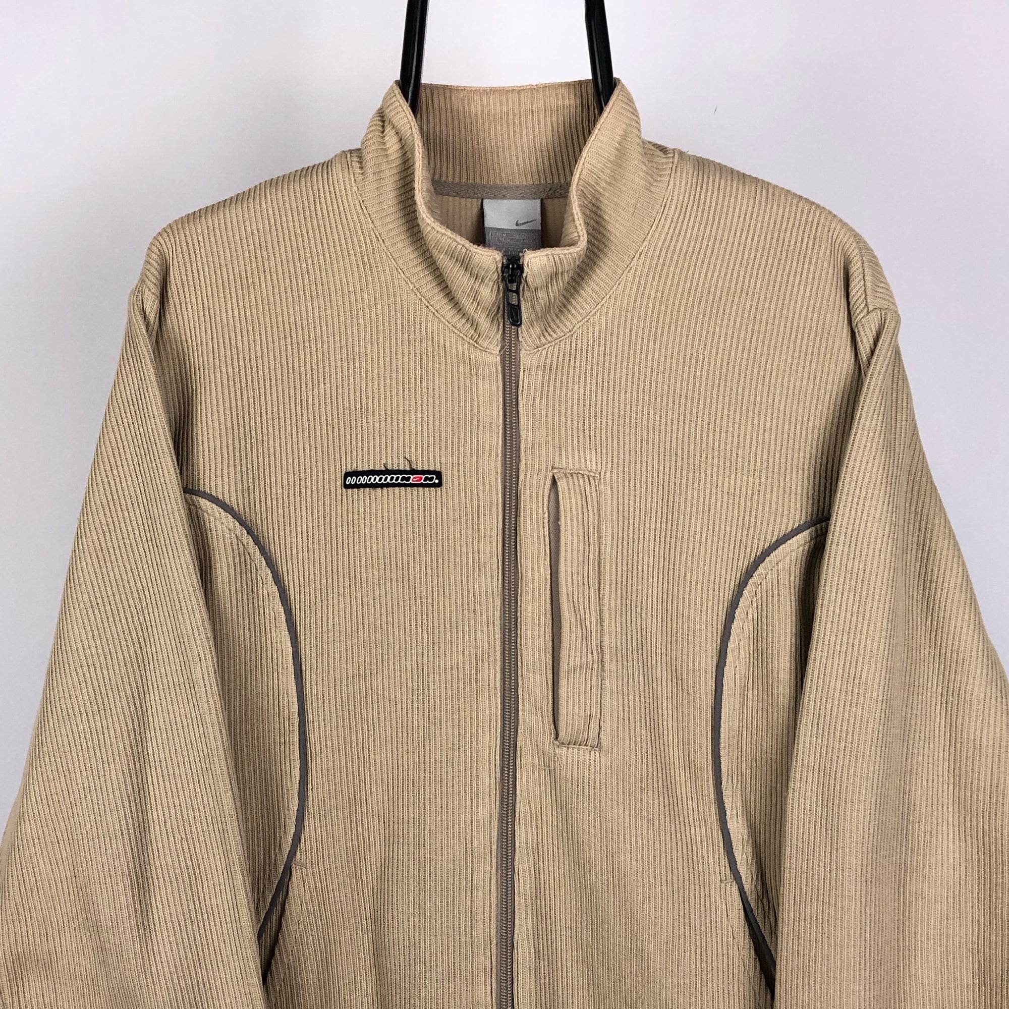 Vintage Nike Corduroy Jacket in Beige - Men’s Medium/Women’s Large