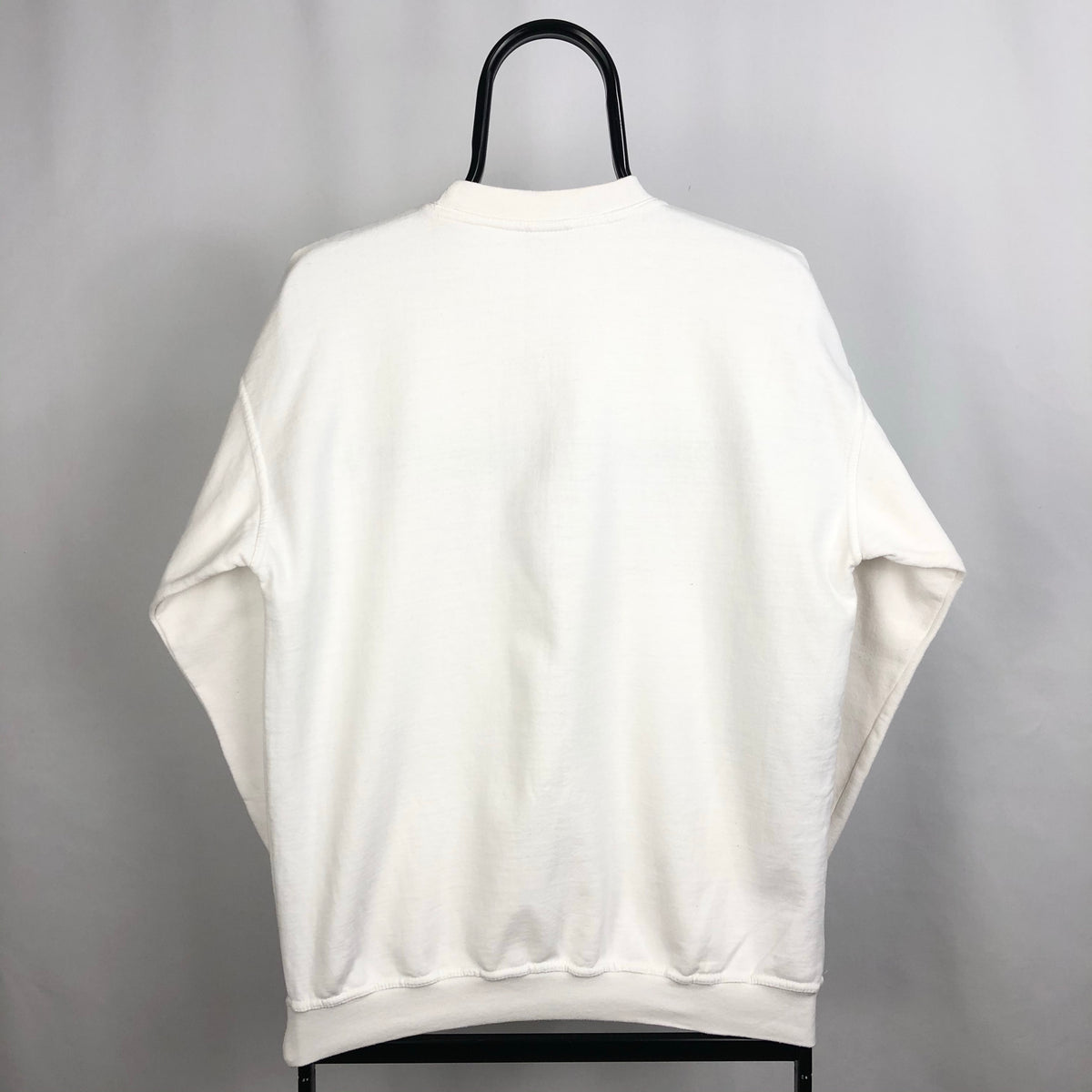 Vintage 90s Nike Spellout Sweatshirt in White - Men's Small/Women's Me ...