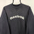 Vintage 90s Reebok Spellout Sweatshirt in Washed Black - Men’s Small/Women’s Medium