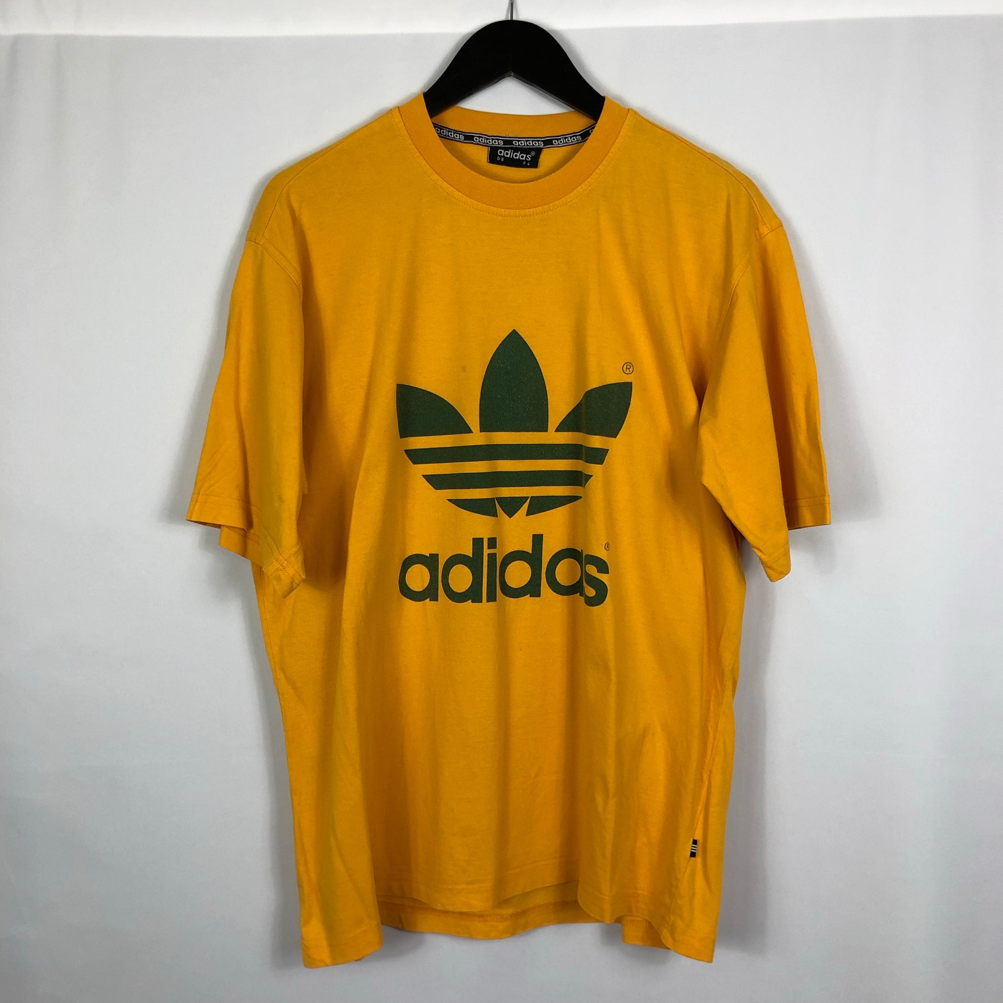 Vintage Adidas Tee in Yellow - Men’s Large/Women’s XL