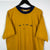 Vintage Nike Spellout Tee in Yellow & Navy - XL