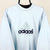 Vintage 90s Adidas Equipment Spellout Sweatshirt in Baby Blue - Men's Large/Women's XL