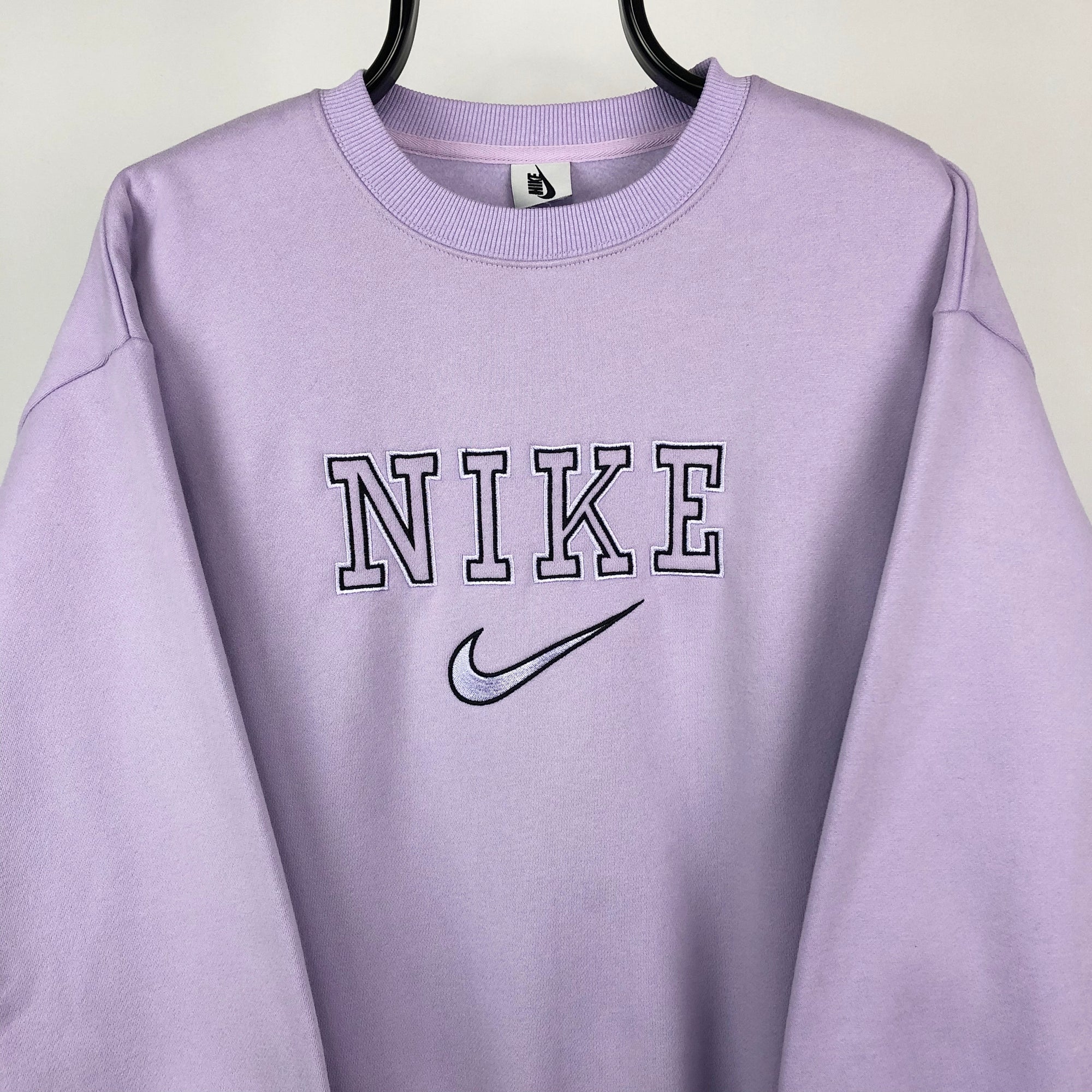 Nike Spellout Sweatshirt in Lilac - Men's Large/Women's XL