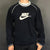 Vintage Nike Spellout Sweatshirt in Navy & White - Vintique Clothing