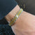 Bimetal Crown Bracelet - 14K Gold Plated - Vintique Clothing