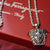 Silver Medusa Pendant Necklace - Vintique Clothing