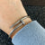 Women’s Classic Nail Silver Diamond Bracelet - Vintique Clothing