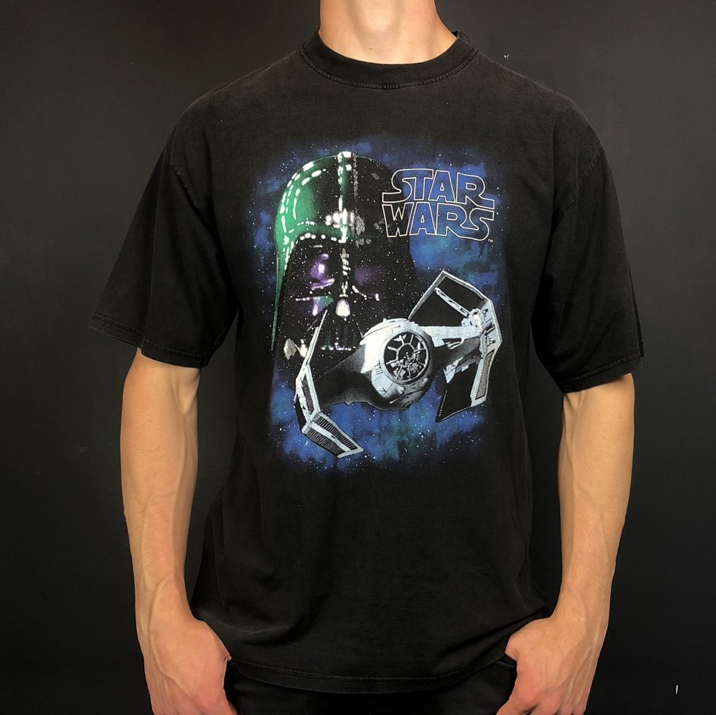 Genuine Vintage 1995 Star Wars Darth Vader T-Shirt - Large - Vintique Clothing