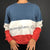 Vintage Champion Sweatshirt with Repeated Spellout - Women's Medium/Men's XS