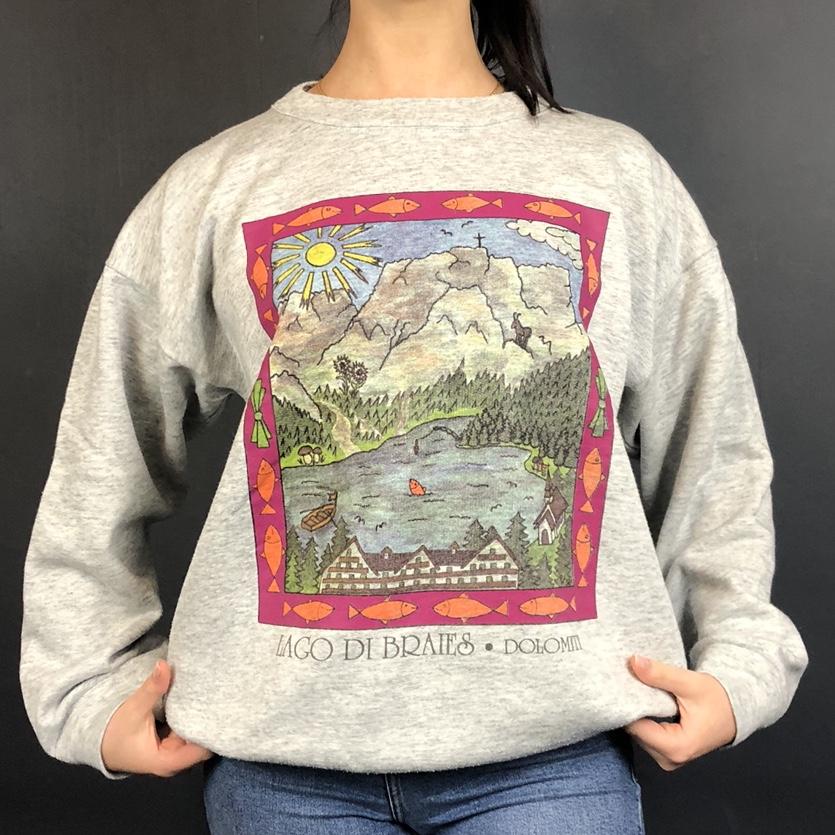 Unbranded Italian Dolomites Sweatshirt - Vintique Clothing